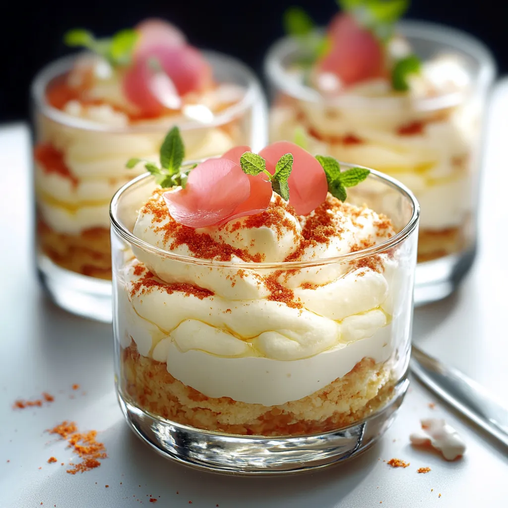 Cremige Crevetten Tiramisu