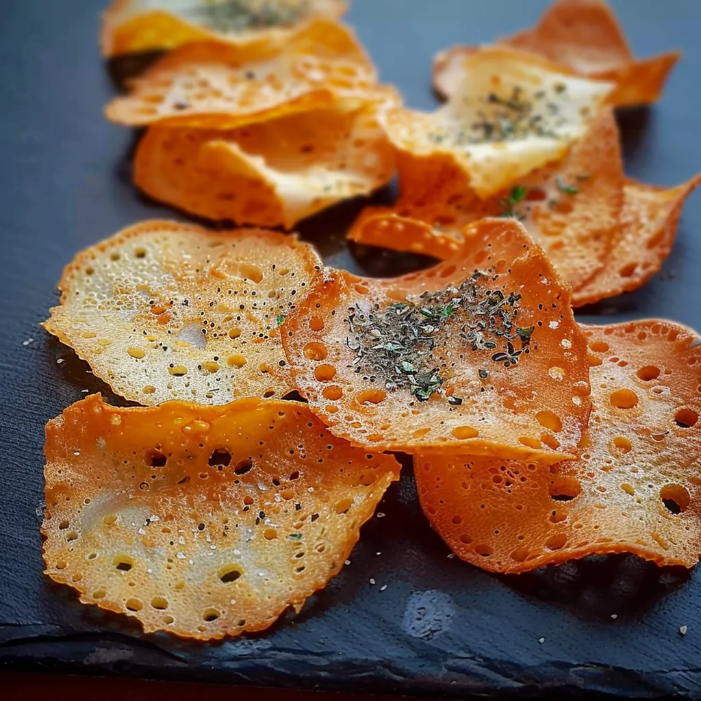 Herzhafte, knusprige Tuiles – ideal zum Snacken