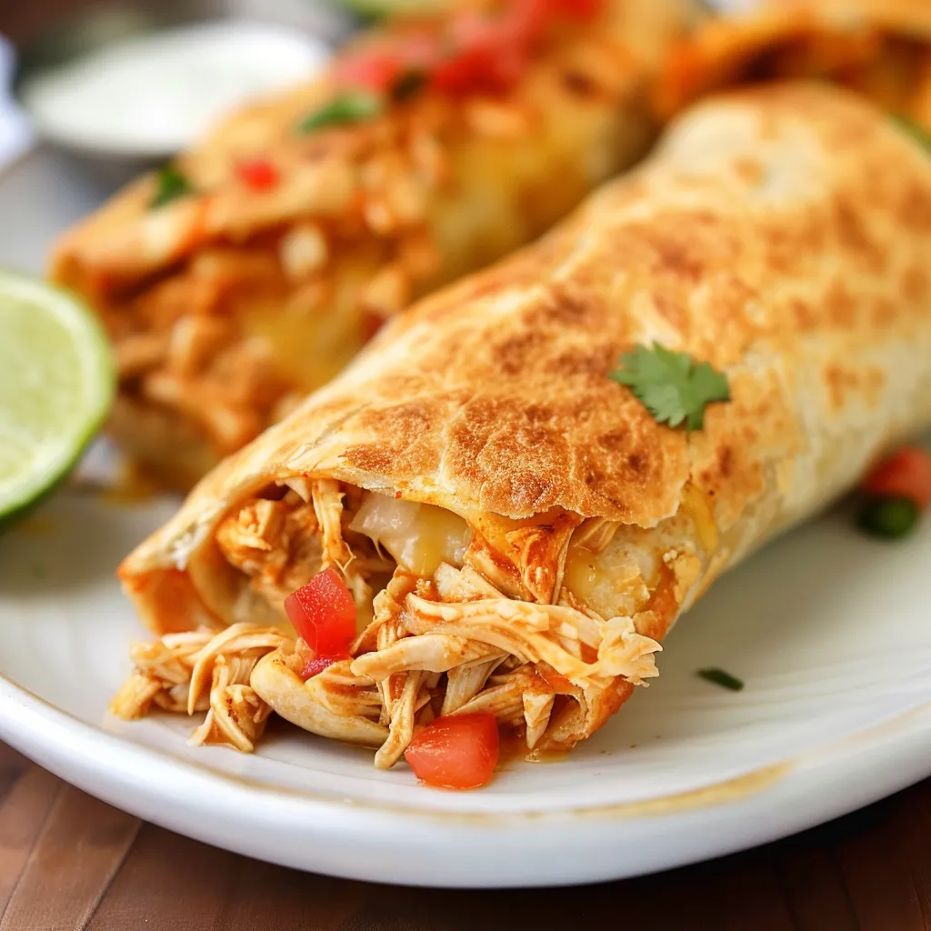 Knusprige Chimichangas Poulet