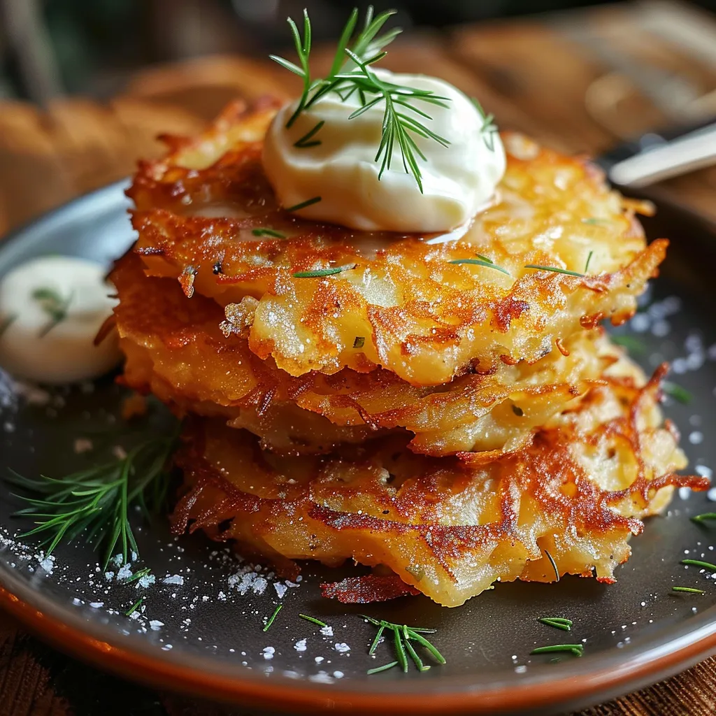 Knusprige Kartoffelpuffer