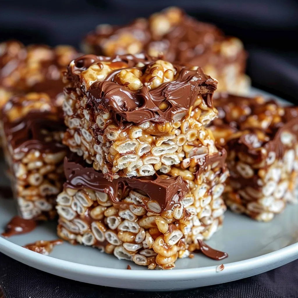 Knusprige Nutella Würfel