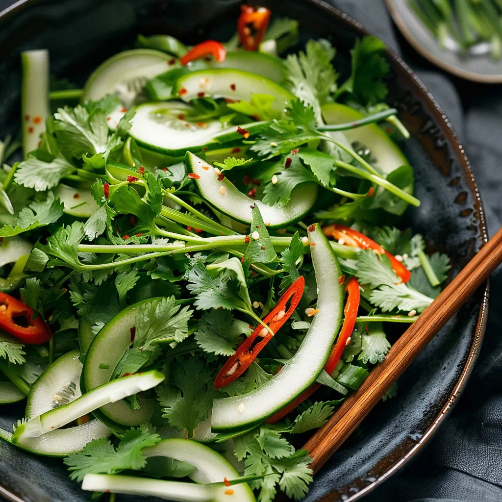 Mix dir einen würzigen, super-knackigen Asia-Salat