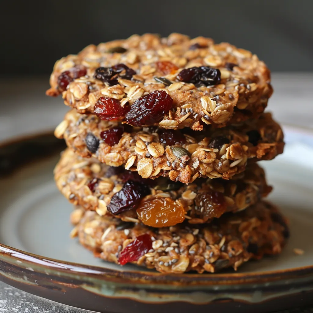 Genieße hausgemachte Granola Kekse