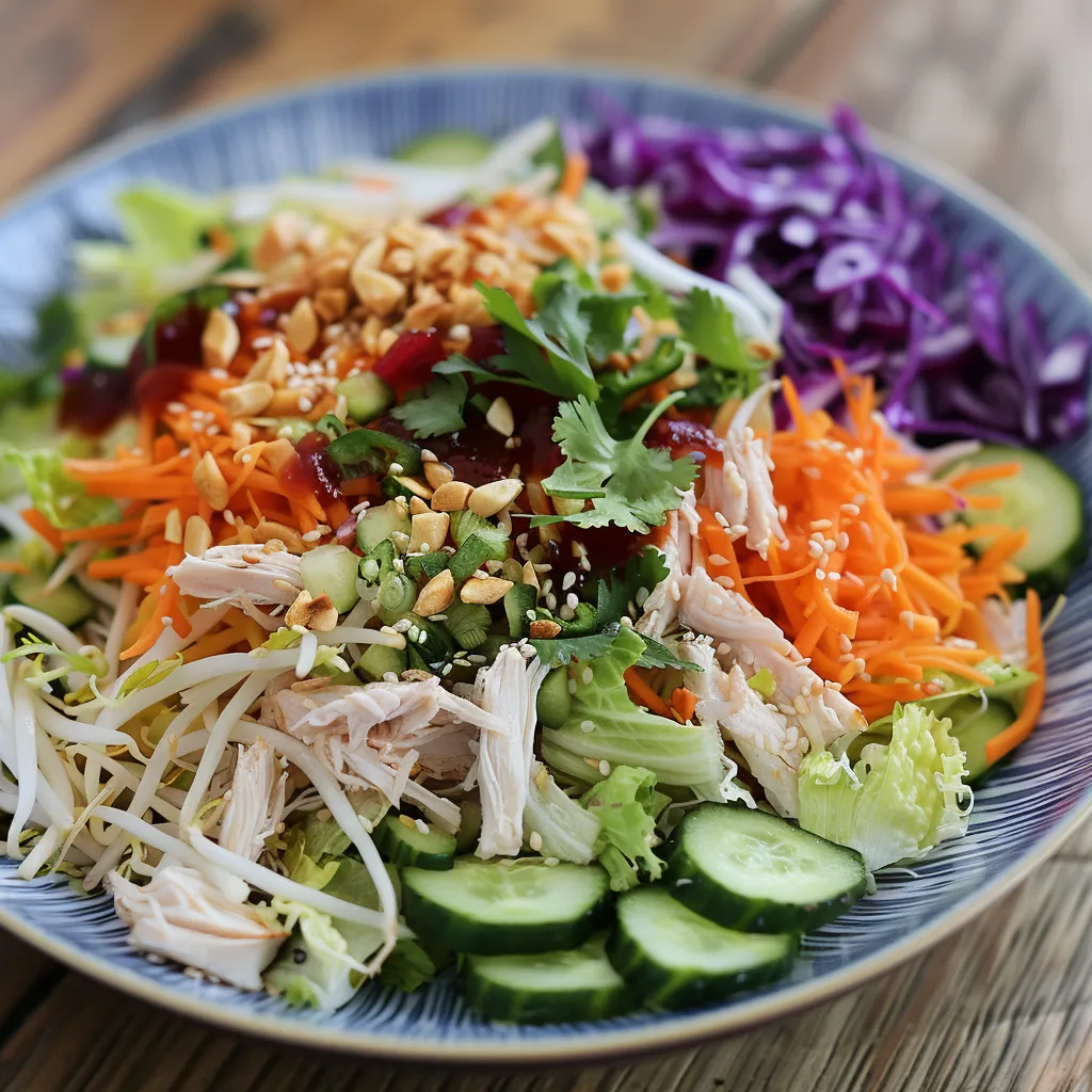 Asiatischer Frühlingssalat