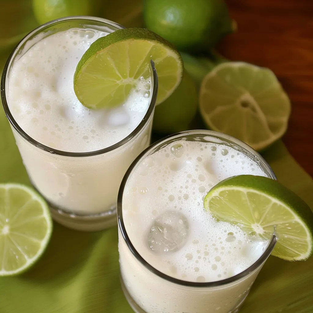 Kokos Limette Erfrischung