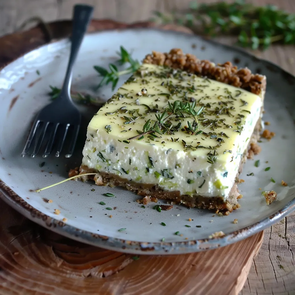 Herzhafter Zucchini-Thymian-Käsekuchen