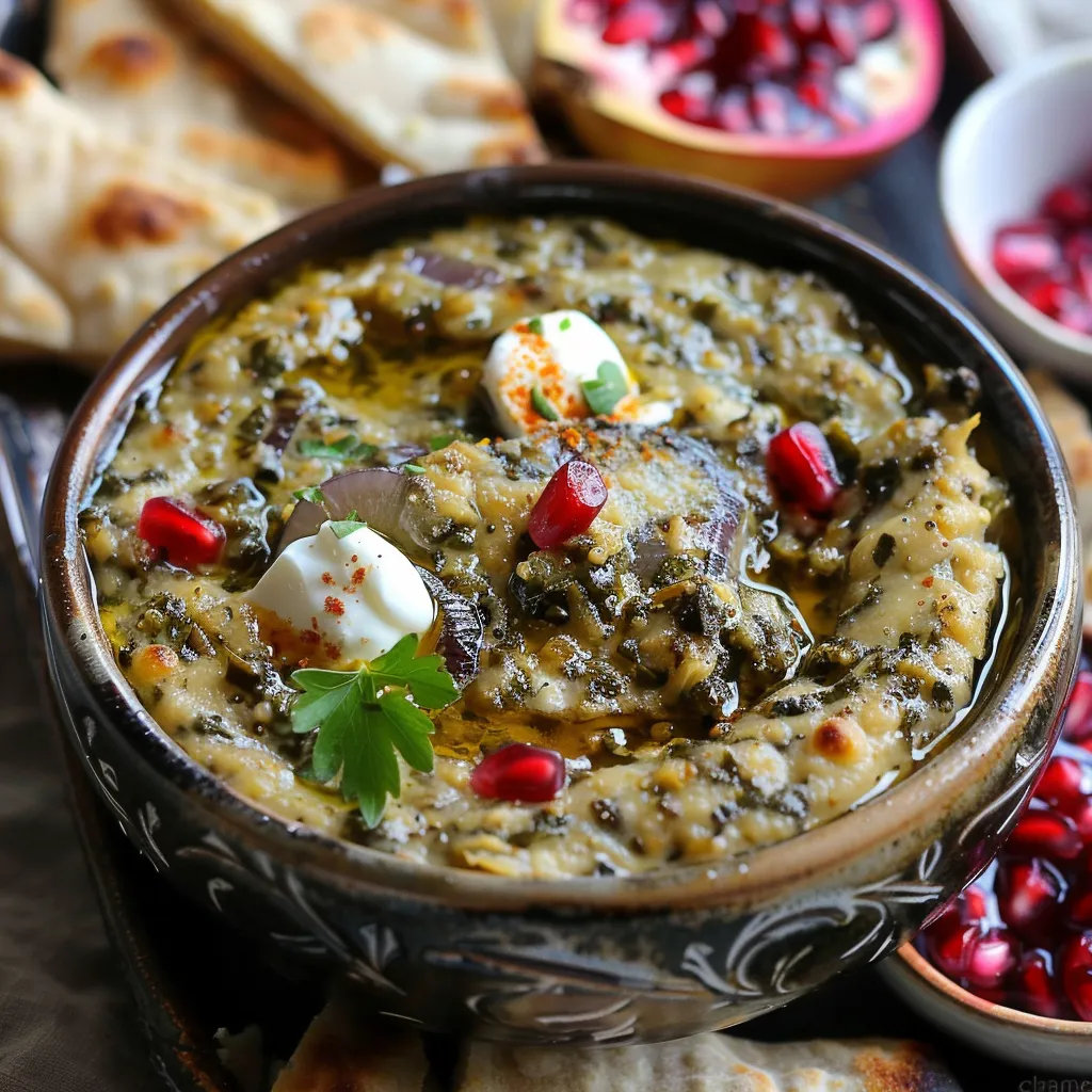 Iranischer Auberginendip Kashke