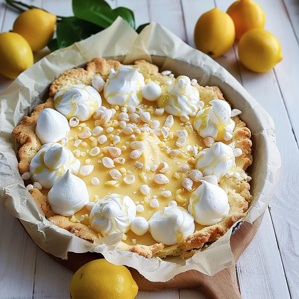 Zitronen-Meringue-Tarte