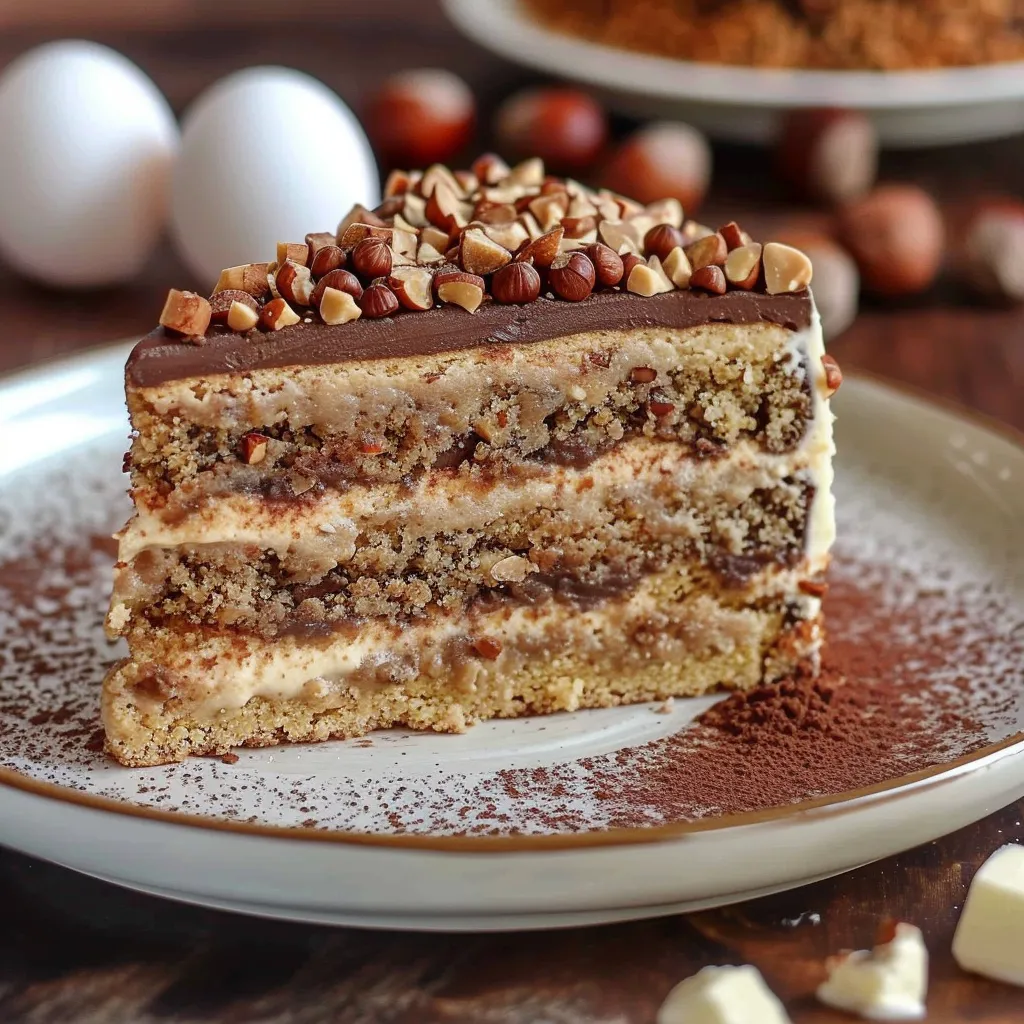 Genieß ägyptischen Haselnusskuchen