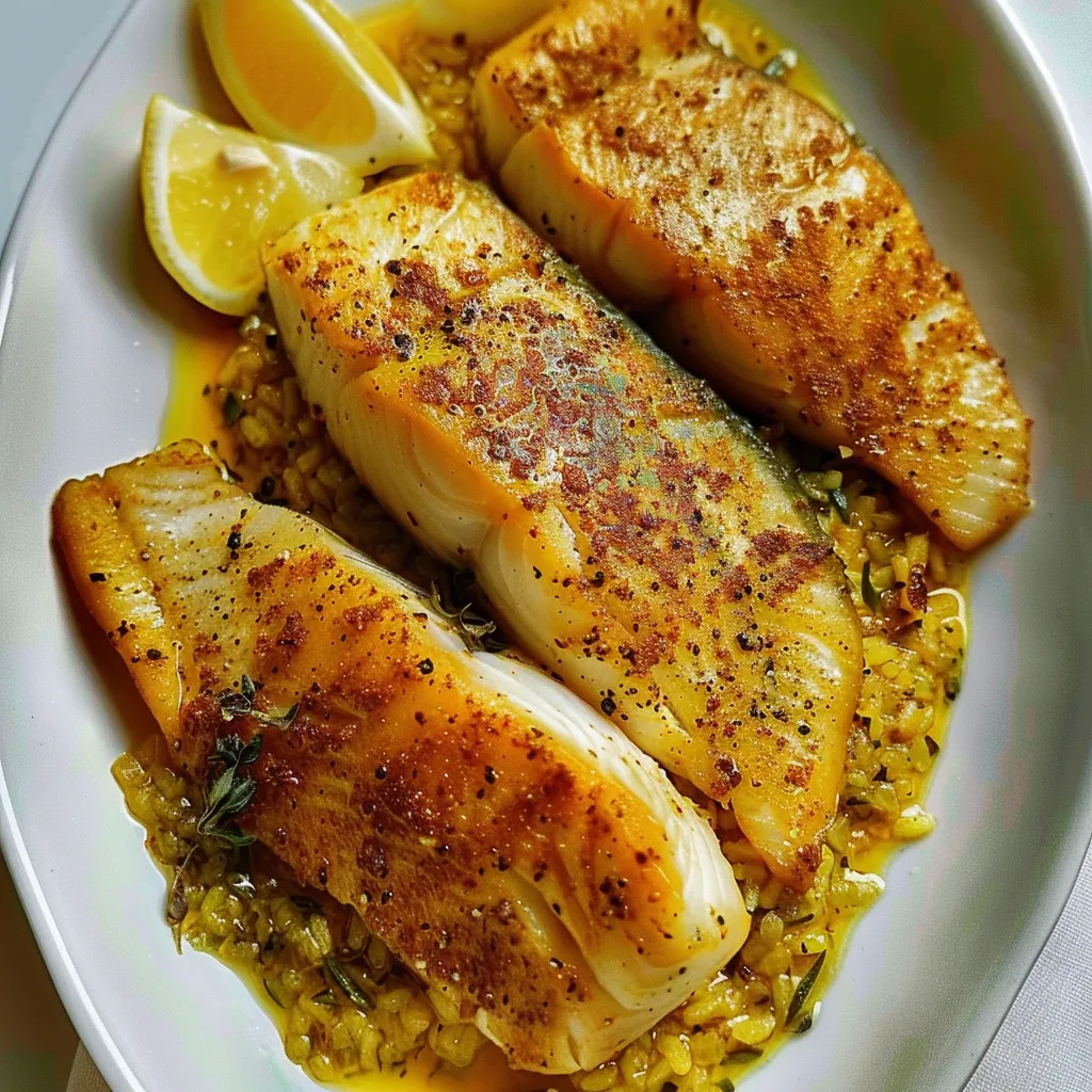 Safran Kabeljau Filet