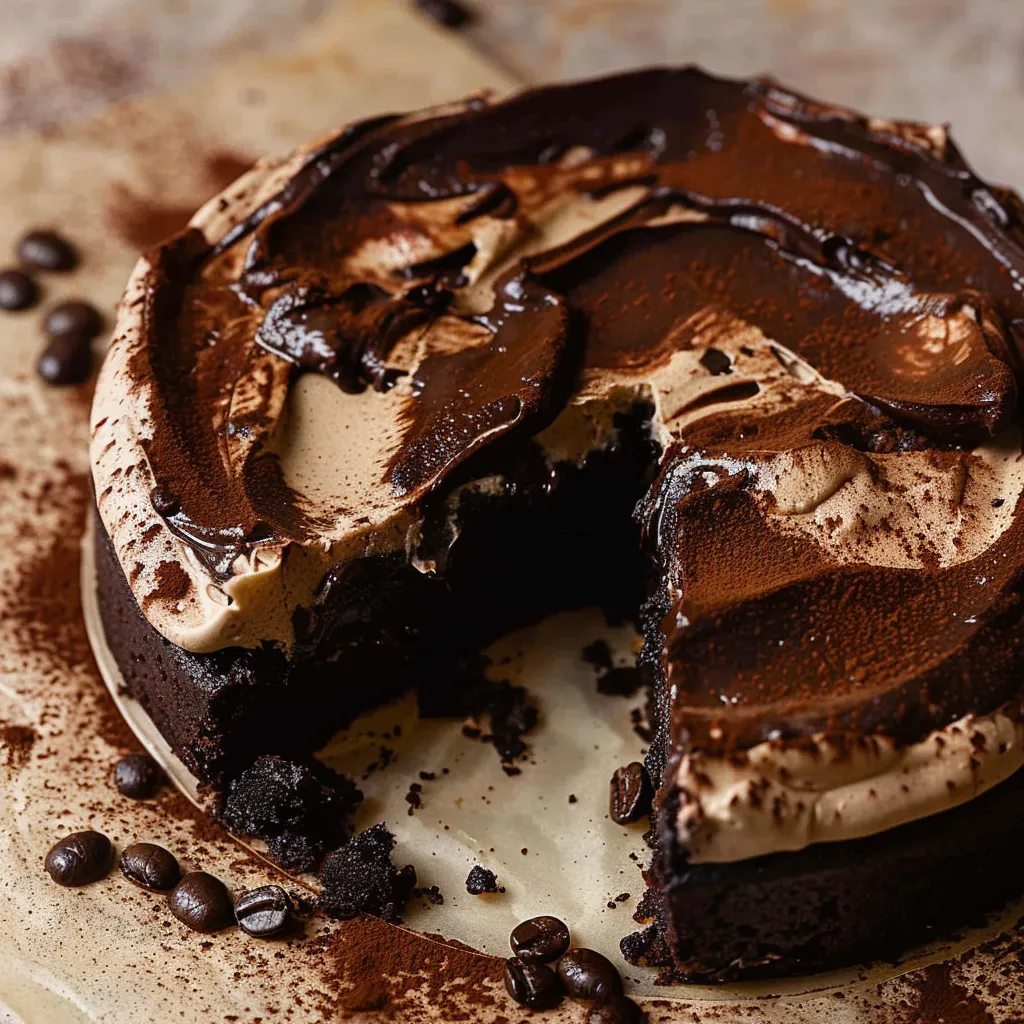 Leckerer Schoko Kaffee Kuchen
