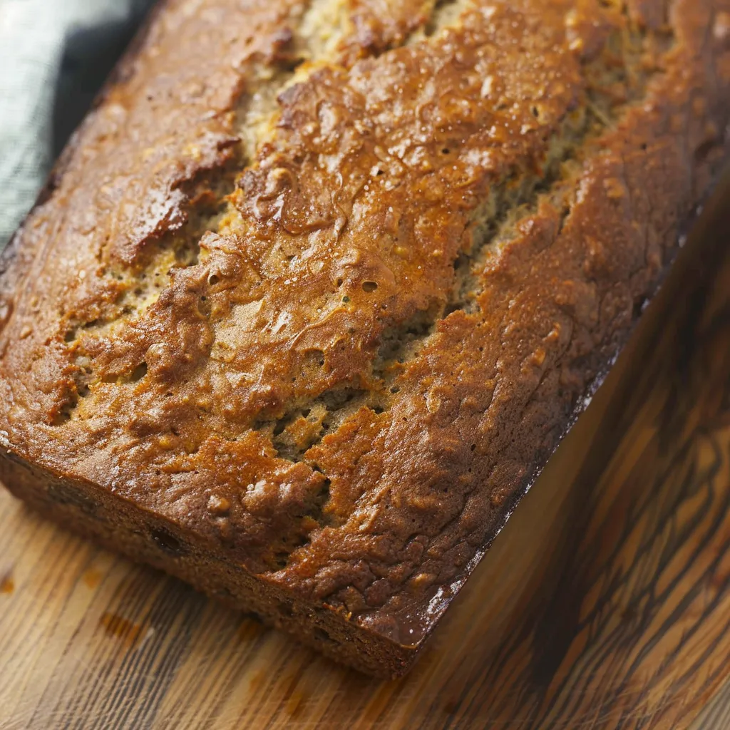 Weiches Bananenbrot ohne Zucker