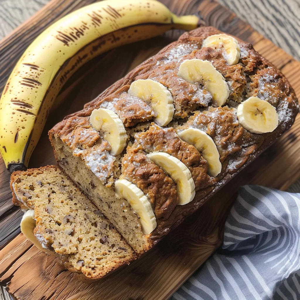 Saftiges Apfel-Bananenbrot mit Walnüssen