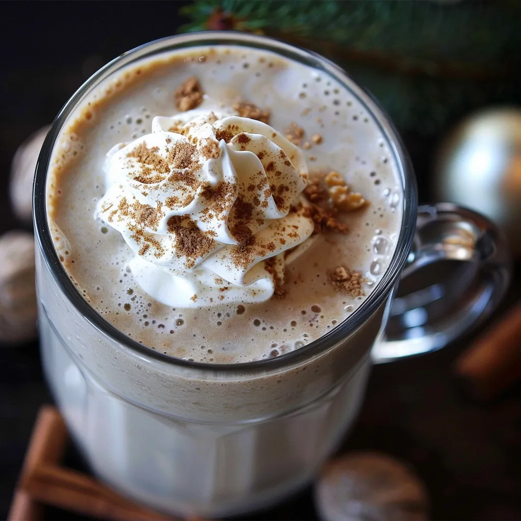 Zauber dir einen cremigen Smoothie im typischen Weihnachtsgewürz-Style