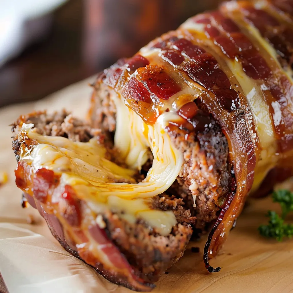 Hackbraten mit Käse