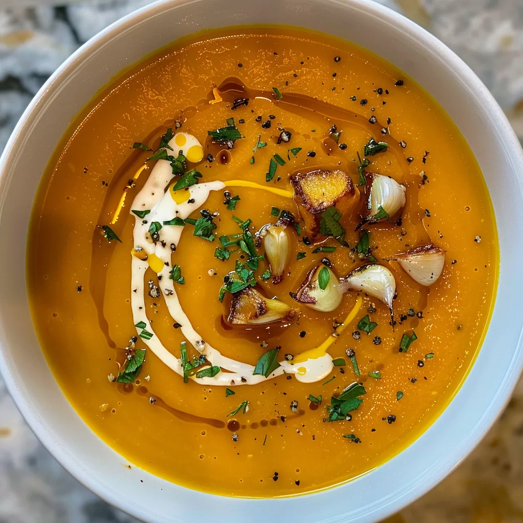 Cremige Kürbis Suppe
