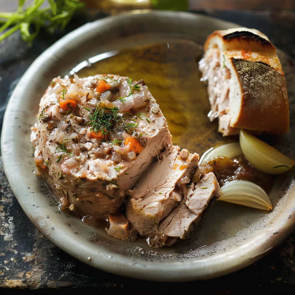 Traditionelle hausgemachte Terrine