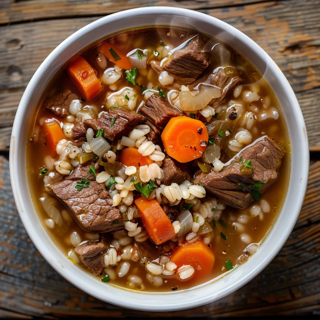 Orge-und-Bœuf-Suppe