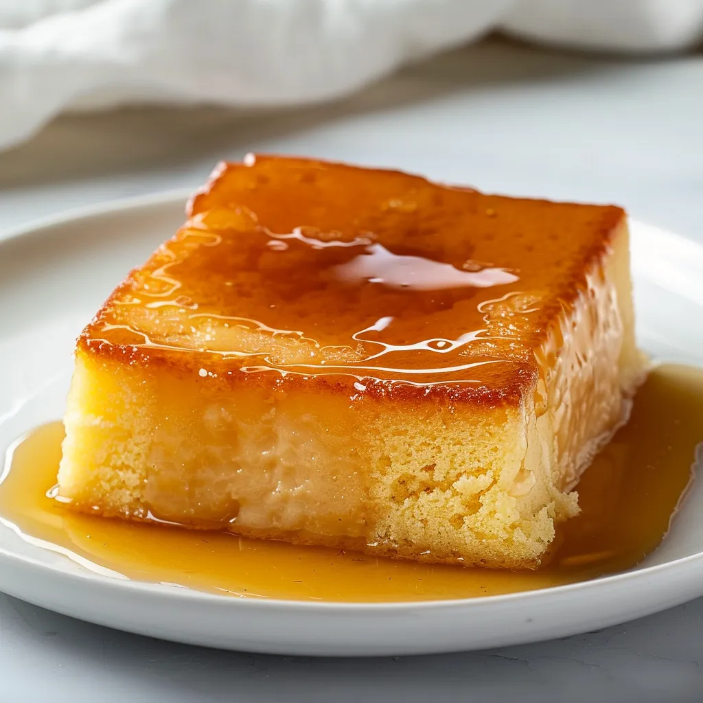 supercremiger Maple-Pudding mit Karamellsauce