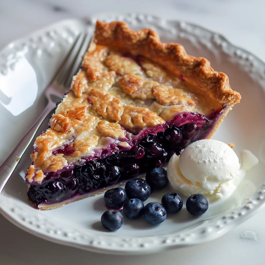 Blaubeerkuchen mit selbstgemachtem Mürbeteig