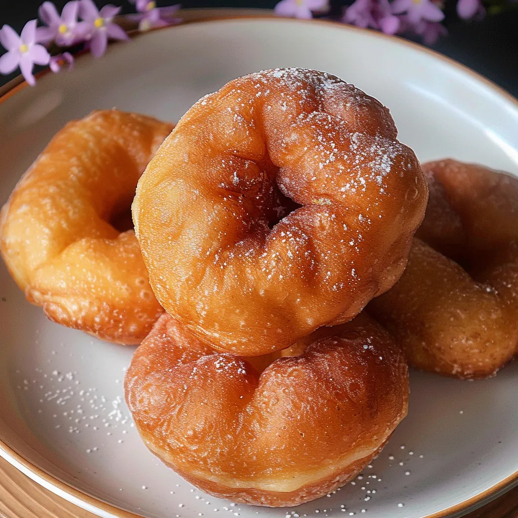 Selbstgemachte Beignets einfach