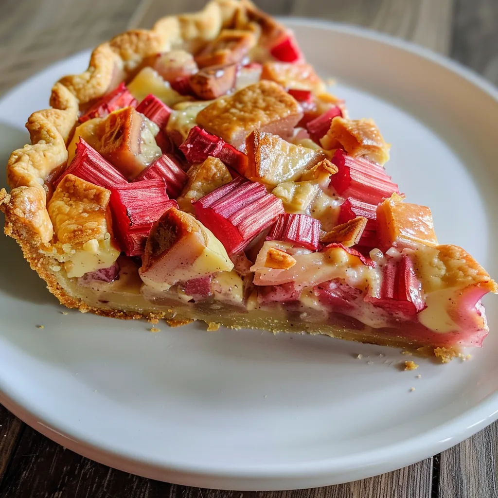 Mach dir fix eine knusprige Rhabarber-Tarte