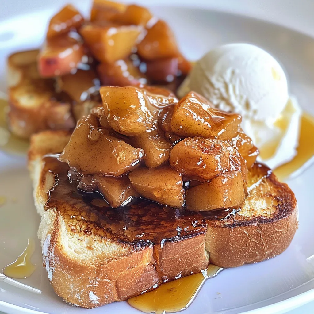 Goldene Butter Äpfel