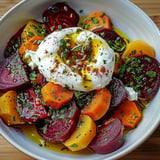 Karottensalat mit Burrata