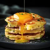 Leckere Käse Pancakes