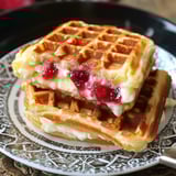 Süßes Gaufre Sandwich