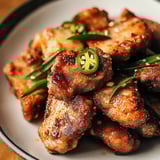 Schweinekoteletts mit Salz und Pfeffer