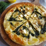 Griechische Spinat-Feta-Torte