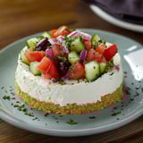 Herzhafter Kuchen mit frischen Zutaten