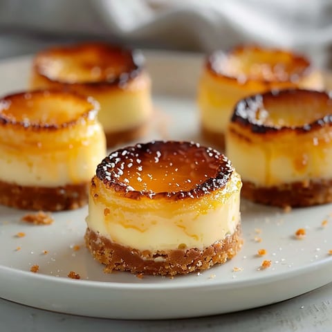 Mini Käsekuchen Crème Brûlée