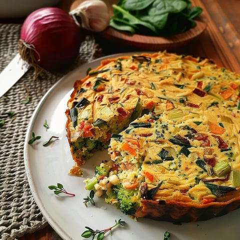 Köstliche Quiche mit Kichererbsenmehl